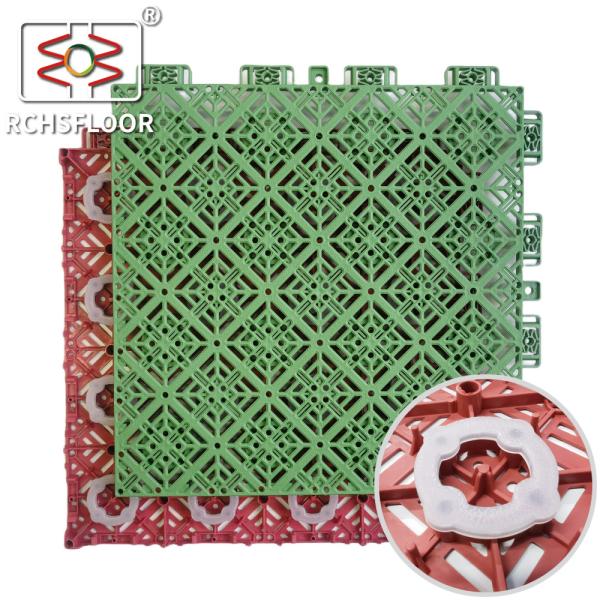 Quality Tennis Court Polypropylene Interlocking Tiles Sports Court Surface Tiles for sale