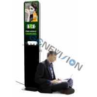China Indoor Moble Phone Charging Station Digital Signage Totem 21.5 inch lcd advertising player cell phone charging kiosk factory