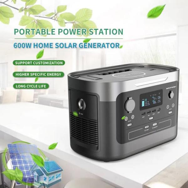 Quality 600W Solar Portable Power Station Generator Phone High Capacity Bank Supply for sale