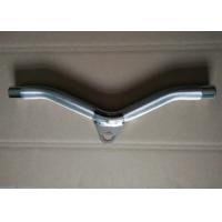 Quality 460mm Gym Equipment Parts Silver Alloy Pull Handle Bars For Pulling / Pushing for sale