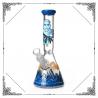 China New Arrival Beaker Bong Hand Drawn Game of Thrones Art On Glass Smokig Pipe factory