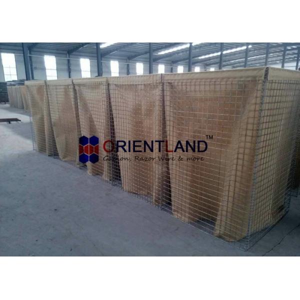 Quality Square Hole Hesco Container Defensive Barrier Fence For Military MIL 1 for sale