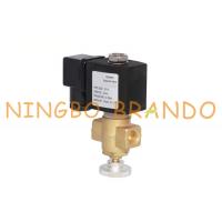 China Manually Adjustable Natural Coal Gas Brass Solenoid Valve For Boiler 1/4 24VDC 220VAC factory