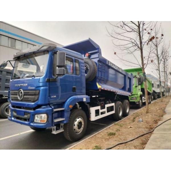 Quality SHACMAN U-Cargo box Dump Truck 6x4 H3000 380 EuroII Blue Tipper Standard cab 12 for sale