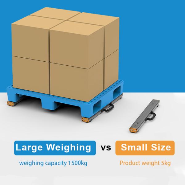 Portable Industrial Pallet Scale Weigh Range 1-4500kg bluetooth APP Printing Onsite
