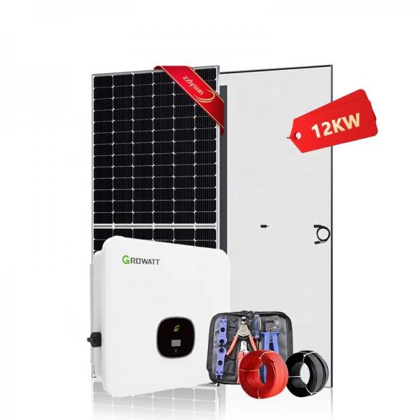 Quality On Grid Solar Panel Power System Ground Mounting 12KW 15KW For Home for sale