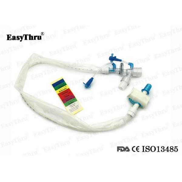 Quality Closed System Disposable Suction Catheter Length 40cm Durable PVC for sale