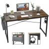 China 28inch height 47 Inch Computer Desk Home Office Study Desk With Storage Bag factory