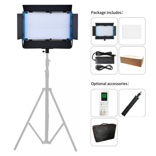 Quality LED Photography Video lighting Studio Light Panel For Photo Shoot 100w bi color for sale