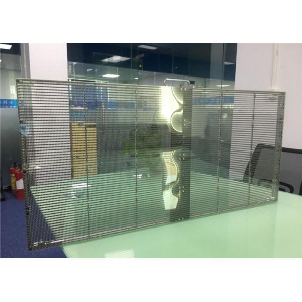 Quality Commercial Center Transparent Glass LED Display Easy Transportation For Touring Shows for sale