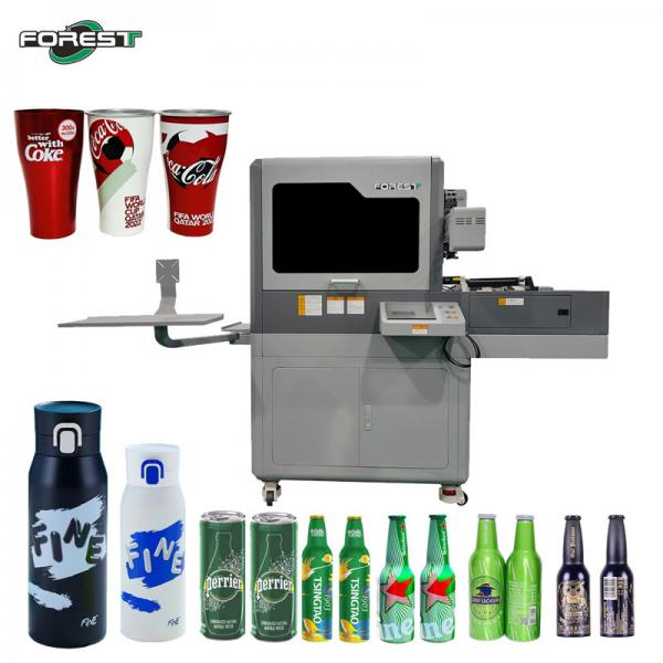 Quality Double Station Rotary Inkjet Printer Varnish Color Automatic Printing Machine for sale