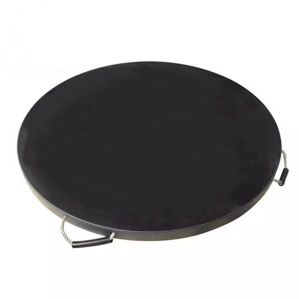 Quality Engineering Plastic Black Round Ground Bearing HDPE Pump Truck Outrigger Pad for sale