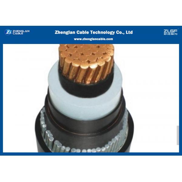 Quality 18/30KV MV Single Core Armoured Power Cable, Insulated Cable according to IEC 60502/60228 for sale