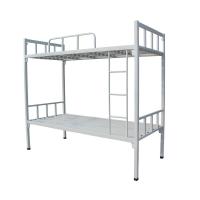 China Adult College Dorm Metal Bunk Bed Frame / Steel Frame Loft Bed factory