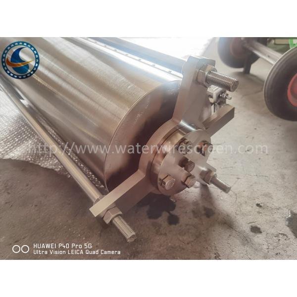 Quality Durable Efficient Ss316l Wedge Wire Screen Pipe 100 Micron High Strength for sale