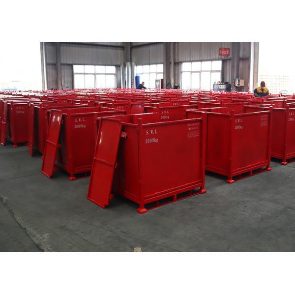 Quality Custom Brick Pallet Lifting Cage Lockable Stillage Heavy Duty for sale