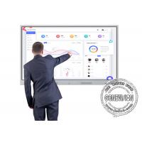 China 75 Inch Conference Room 4K Interactive Anti Glare Touch Screen Smart Whiteboard Digital Signage factory