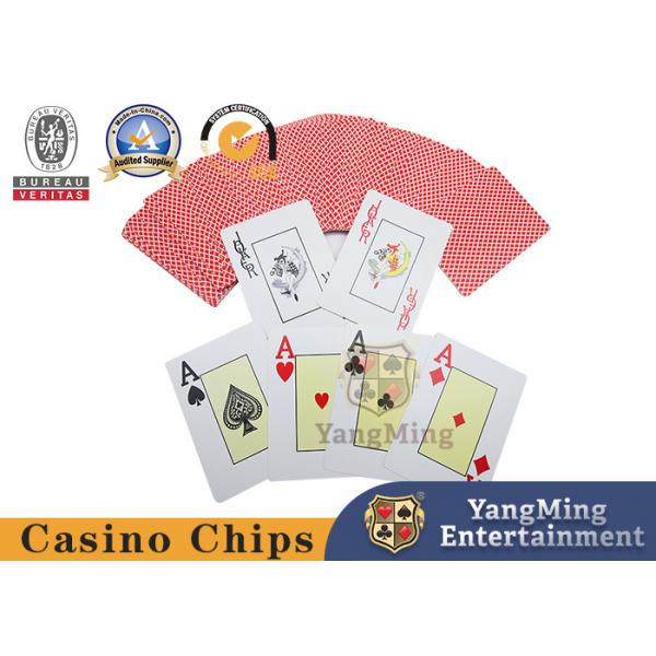 Quality Texas Holdem Club Playing Cards 100% New Waterproof Material Large Print Plastic for sale