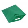 China Low Price Wholesale Custom Logo Eco-Friendly D-Cut Non Woven Flat Bag factory