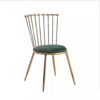 Quality Coffee Shop Furniture Gilded Chairs Waterproofing Plated Windsor Dining Chair for sale