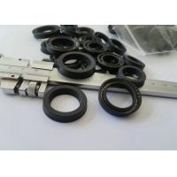 China White or Black PTFE Carbon Seal , PTFE Oil Seal With Insert Spring of SS304 , SS316 for sale