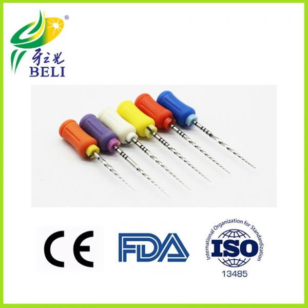 Quality Niti Endodontic Hand Files 6pcs/Pack , Hand Use Protaper Universal Rotary Files for sale