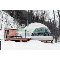 China A White Glamping Dome Tent Snow Camp Best For Holiday Travel Garden Village for sale