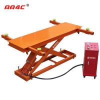 China 3000kg  car scissor lift installed in  Spray Booth factory