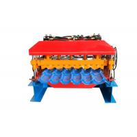 Quality Colorful Steel Profile Roll Forming Machine , Glazed Tile Machine For House Roofing Making for sale