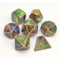 Quality Luxury Themed Mini RPG Dice Sets Neat Sharp Edges For Shadowrun for sale