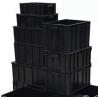 China Safe Component Esd Plastic Bins Durable Stackable Anti Static Container factory