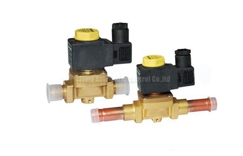 Quality Brass 2 Way Brass Solenoid valve Castel Equivalent For Refrigeration System for sale