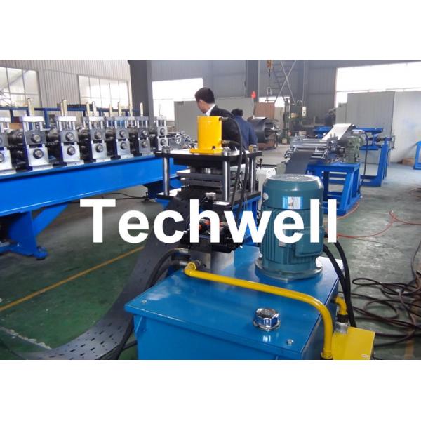 Quality High Efficient Storage Shelf Rack Roll Forming Machine With Material Thickness 2.0-2.5mm for sale