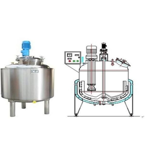 Quality Shampoo Stainless Steel Fermentation Tanks / High Shear Emulsifying Tank for sale