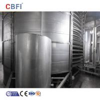 China Industrial Quick Freezing Double Spiral Freezer With High Efficient Cooling Tower 1000kgs/h for sale