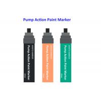 China 12mm Pump Action PP Paint Marker Pen / Safety Art Marker Pens for Artists factory
