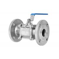 Quality 3PC Flanged Ball Valve PN40 Investment Casting Stainless Steel for sale