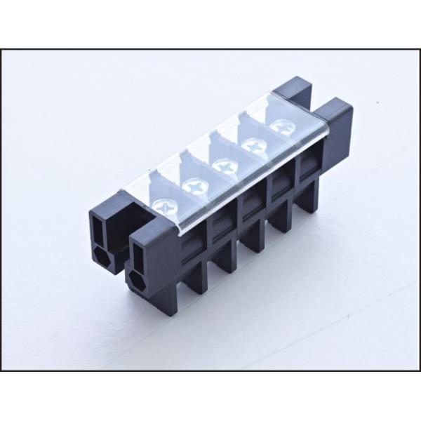 Quality 16.00mm Pitch Feed Through Terminal Block M6 Screw UL94-V0 / PA66  Brass / Copper / Steel 75A /600V for sale