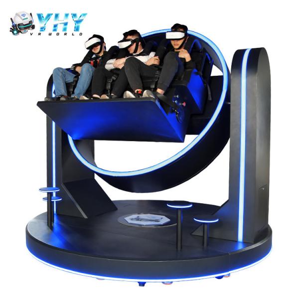 Quality Super Roller Coaster 9d Virtual Reality Equipment 1080 Degree Rotation Simulator for sale