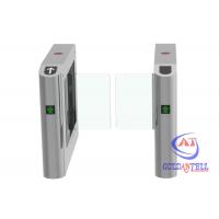 China Access Control 2.2m Swing Barrier Gate Mechanism Half Height Turnstile for sale