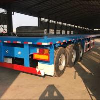 China China Good quality CIMC 3 axles air suspension flatbed semi trailer for sale for sale