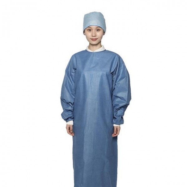 Quality Signo Group 50gsm Disposable Theatre Gowns / Patient Surgery Gown for sale