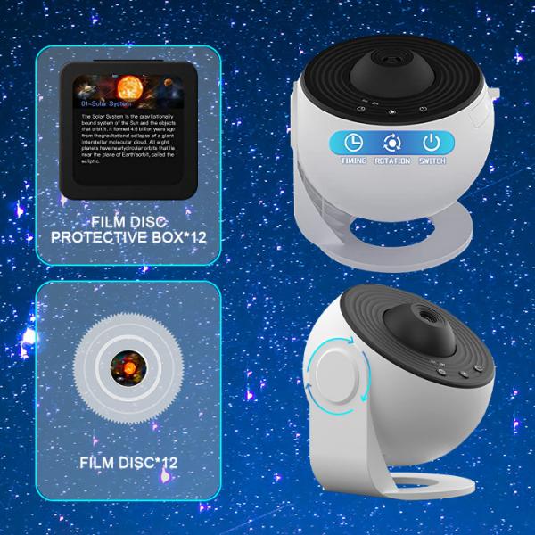 Quality Party Galaxy Planetarium Projector , Multipurpose Solar System Room Projector for sale