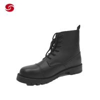 China Genuine Leather Multifunctional Combat Safety Steel Toe Shoes Boots factory