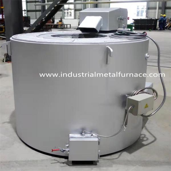 Quality 650 Degree 400KG Natural Gas Cast Iron Zinc Cast Iron Melting Furnace 200Kg/Hr for sale