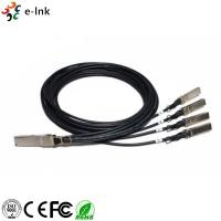 China 4 Channel SFP Optical Transceiver Module 40G QSFP+ To 4xSFP+ Passive Copper Cable factory