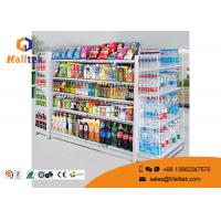 Quality Adjustable Color Supermarket Gondola Shelving Strong Construction Capacity for sale