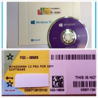 China Windows 10 Pro Software OEM Box DVD with coa License , online activation factory