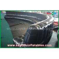 China Eco-friendly Custom Inflatable Products 6 - 10m Black Hermetically Sealed 0.6mm PVC Inflatable Sofa factory