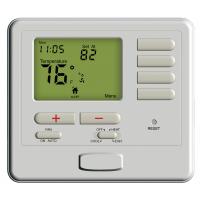 China 2 Heat 2 Cool 7 Day Programmable Thermostat For Heat Pump With Auxiliary Heat factory